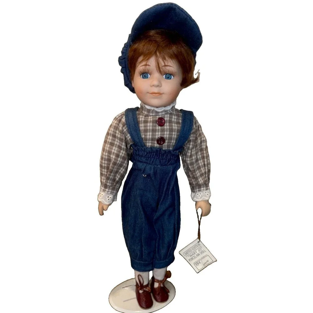 Prophecy 2000 Mary Jo Porcelain Doll Limited Edition #3303/6000 COA Stand 15